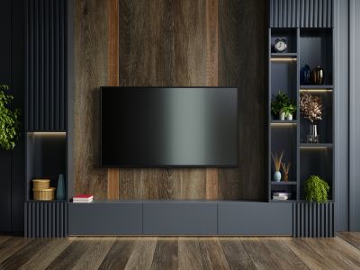 Wall-Mounted Flat Screen